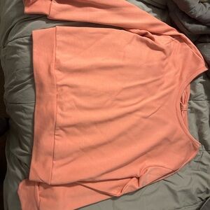 Peach Long Sleeve Sweatshirt